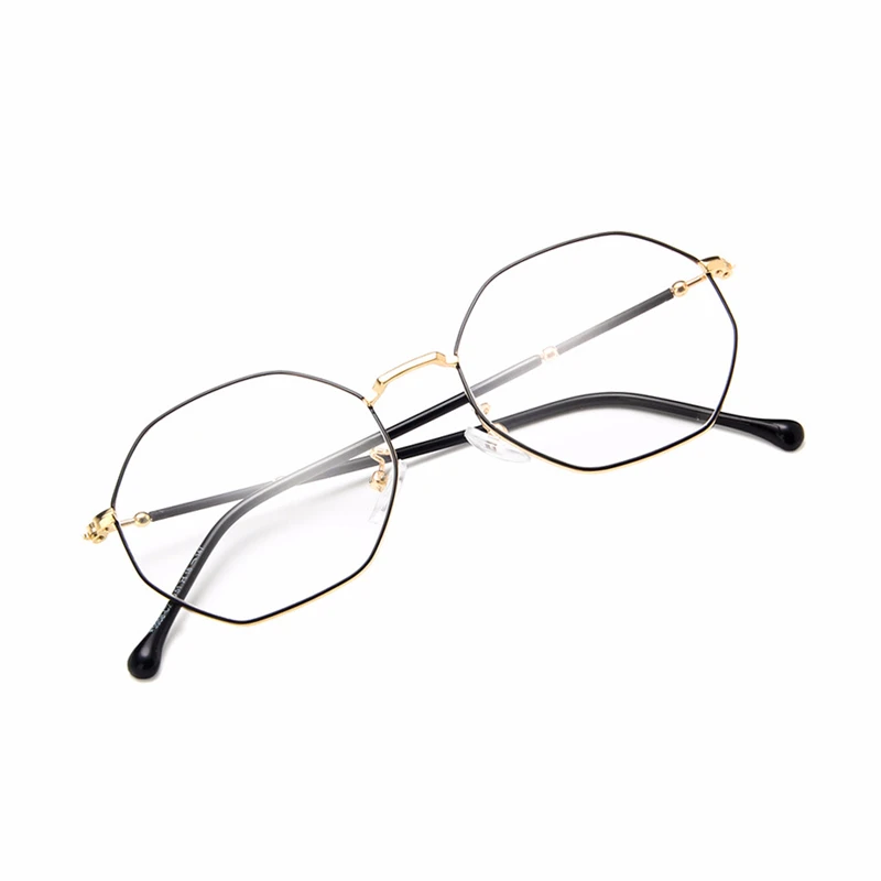 Винтажные очки с золотой металлической оправой мужские и женские солнцезащитные