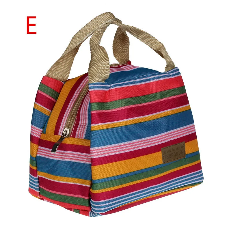

Portable Picnic Bento Case Tote Bag Tableware Bag Insulated Thermal Cooler Lunch Box Zipper Seal Bag Food Snack Pouch Wholesale
