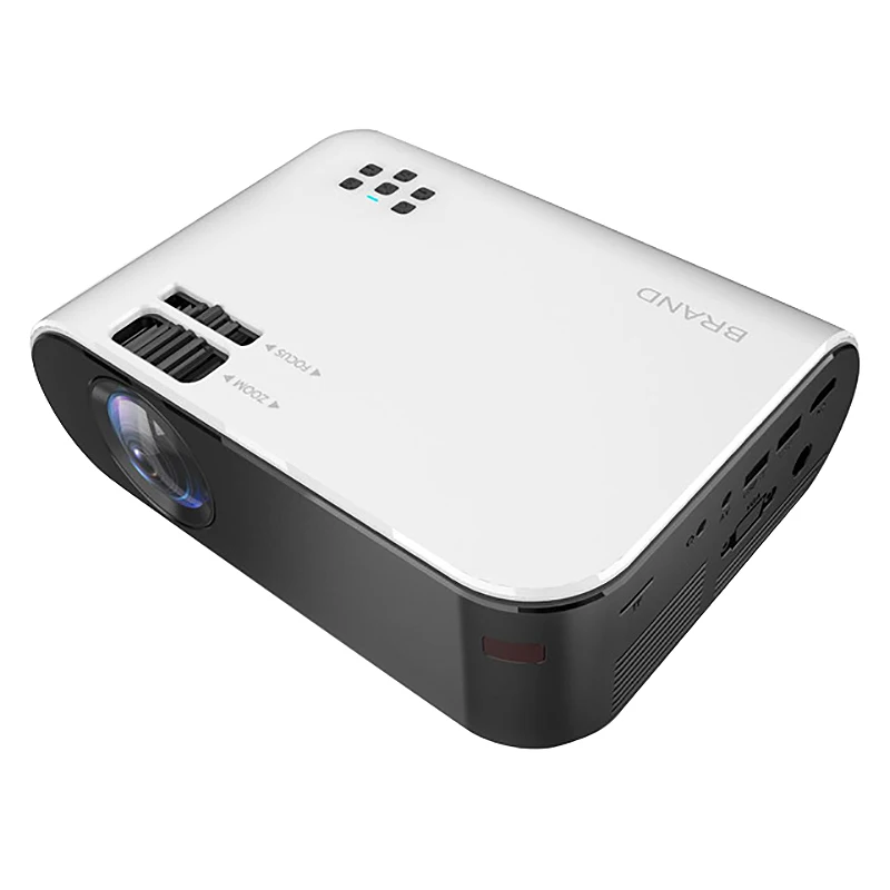 Портативный мини проектор W18 HD 1080P домашний кинотеатр для офиса с европейской