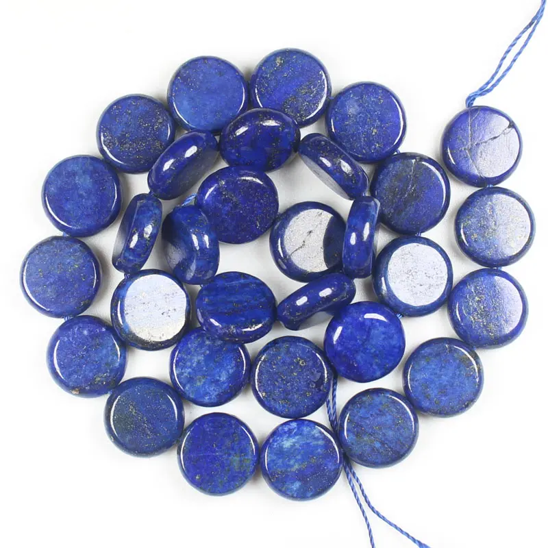 Дисковая форма Lapis Lazuli Beads15 &quot/38 см бисер для изготовления ювелирных изделий