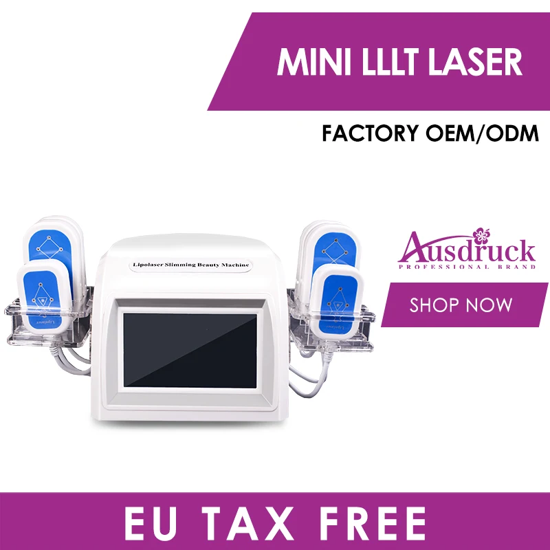 

EU tax free new Lipolaser Fat Slimming Diode Lipo Laser 6pads Lipolysis Cellulite Weight Loss fast slim body shaping machine CE