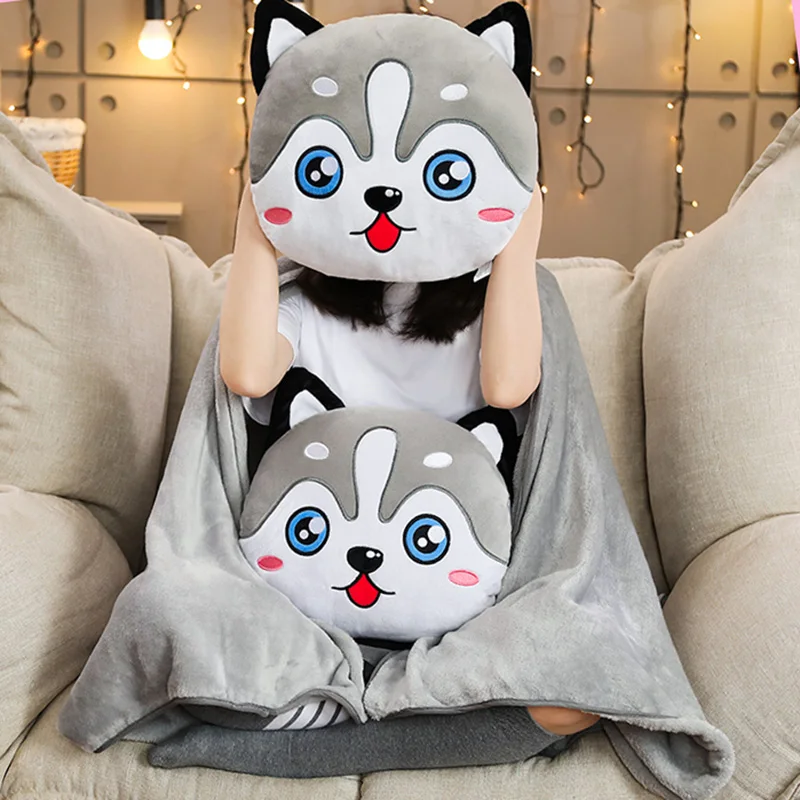 Игрушек! Милые плюшевые игрушки милые животные забавные выражения Собака Хаски