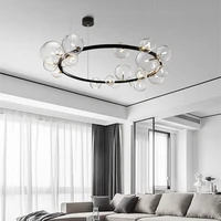 minimalism glass pendant lights nordic luxury living room hanging lamps modern restaurant home decor lustre suspension luminaire