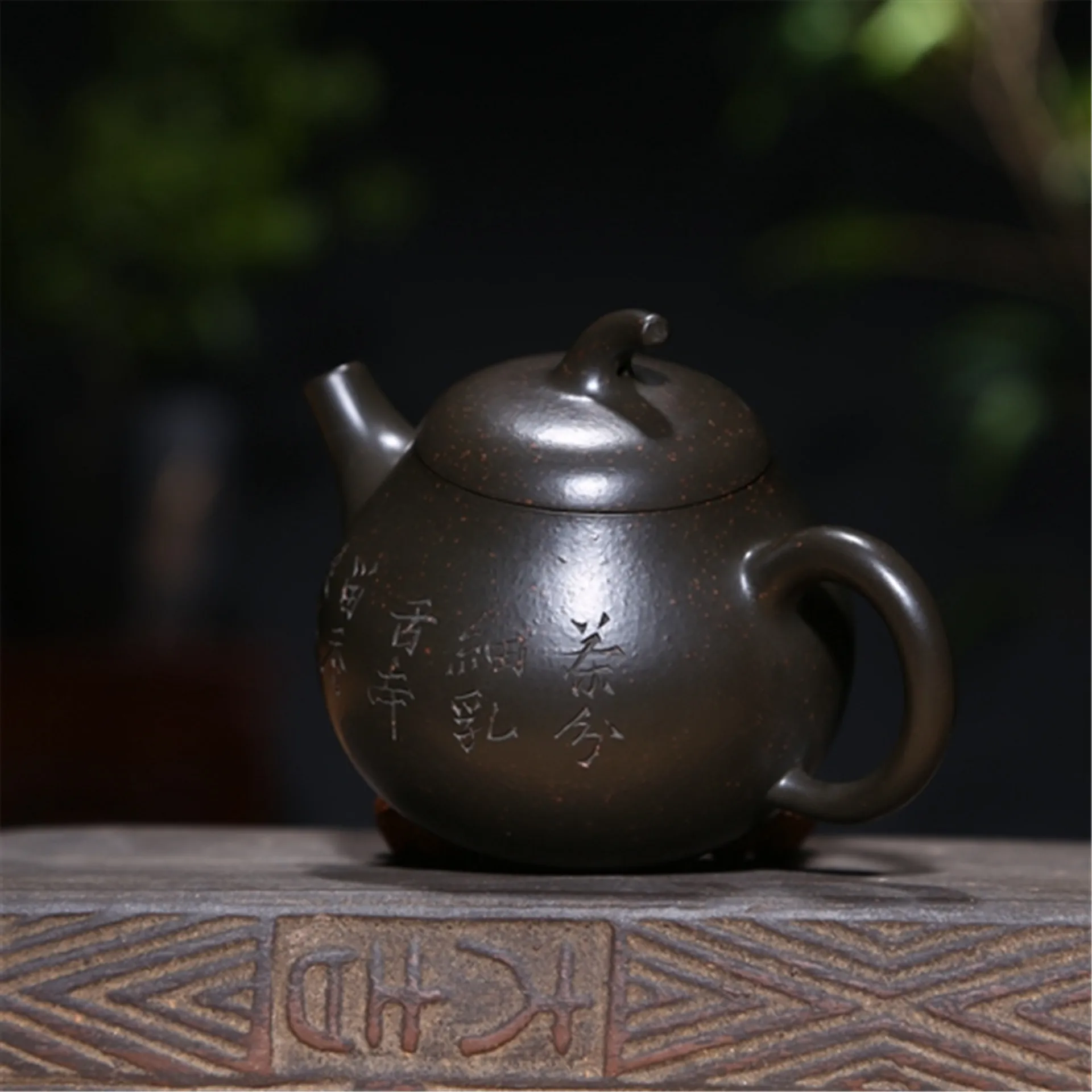 Рудный чайник технология деление полностью ручная работа зеленый мутный