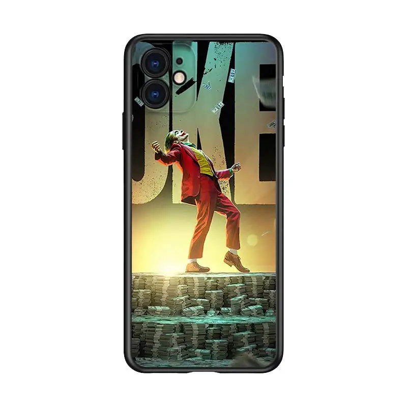 

Cool jokers for Apple iPhone 12 Pro Max Mini 11 Pro XS Max X XR 6S 6 7 8 Plus 5 5S SE2020 Black Phone Case