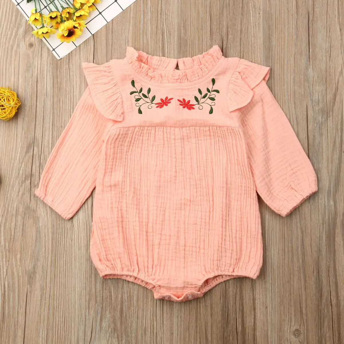 Одежда для новорожденных мальчиков и девочек на весну осень комбинезон с