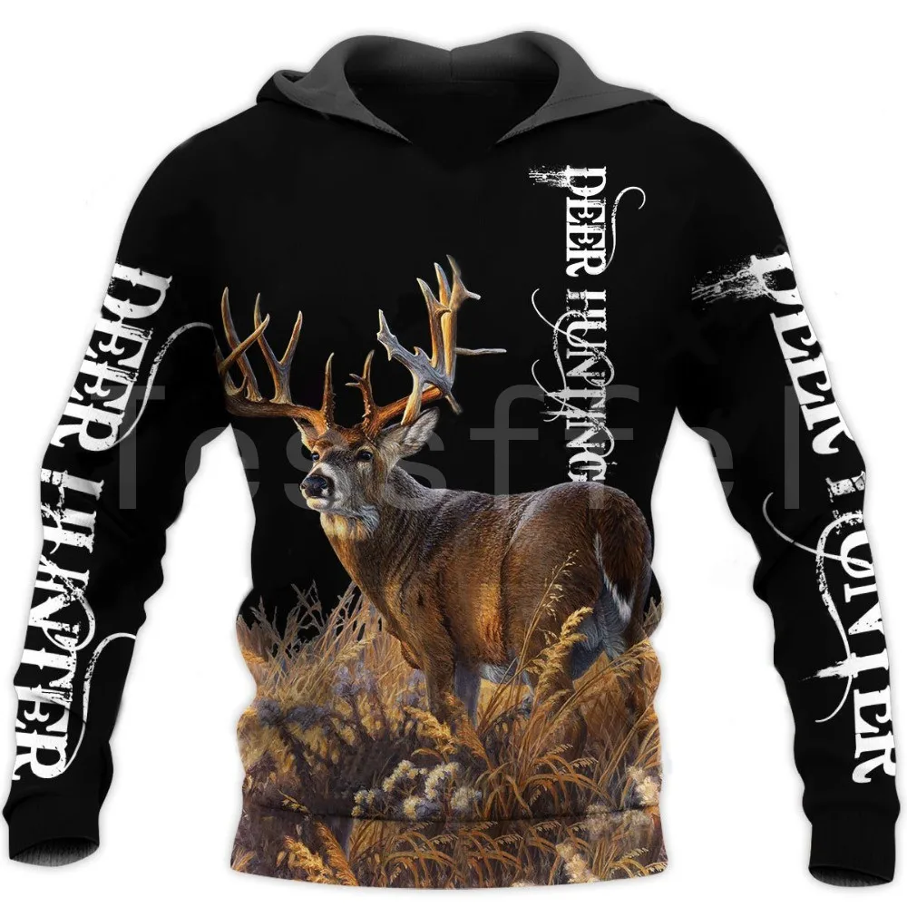 Охотничий Камуфляжный спортивный костюм tessвам с животным оленем охотничьего