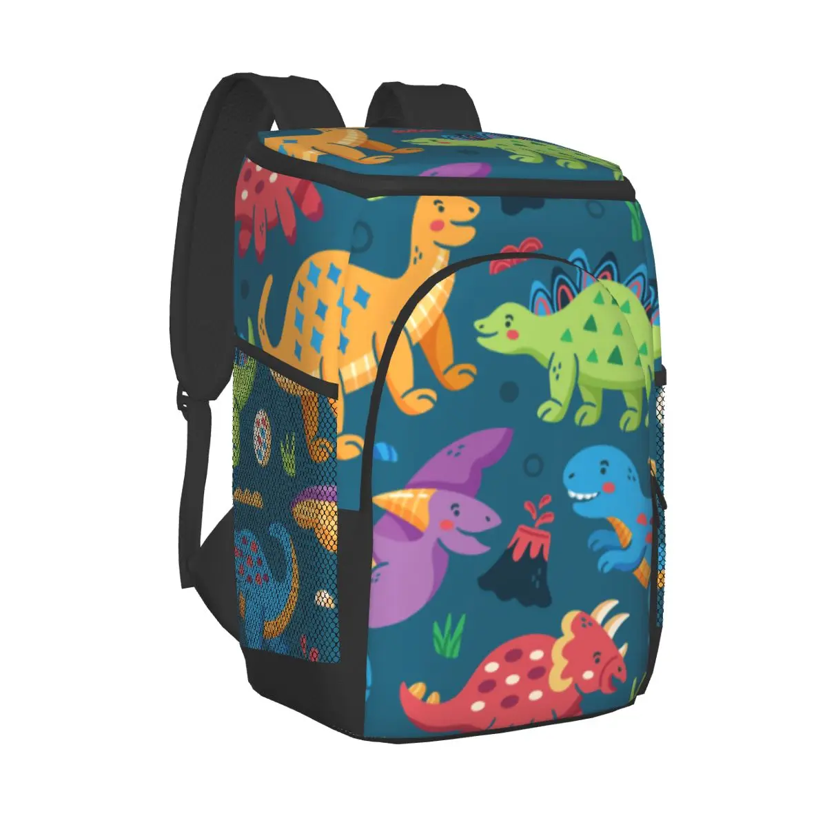 

Терморюкзак, яркий водонепроницаемый рюкзак с динозавром, большая изолированная сумка, рюкзак для пикника, пакет для холодильника