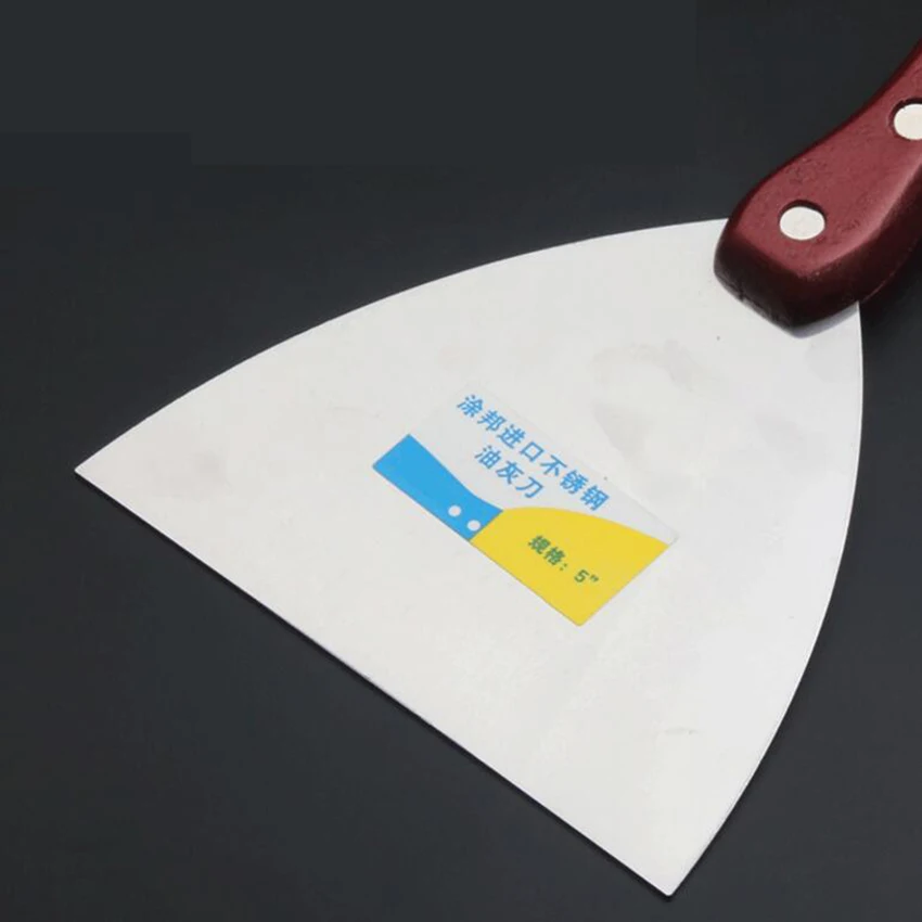 Утолщенный нож из нержавеющей стали для шпатлевки инструмент украшения ручка