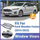 Оконный козырек для Ford Mondeo Fusion 2014-2022, вентиляционная крышка, отделка, навесы, защита от солнца, дождя, дефлектор, аксессуары