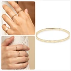 Кольца из серебра 925 пробы для женщин, обручальные кольца, подарок для девушки, золотые изящные кольца, женские минималистские кольца со скрученными линиями R5
