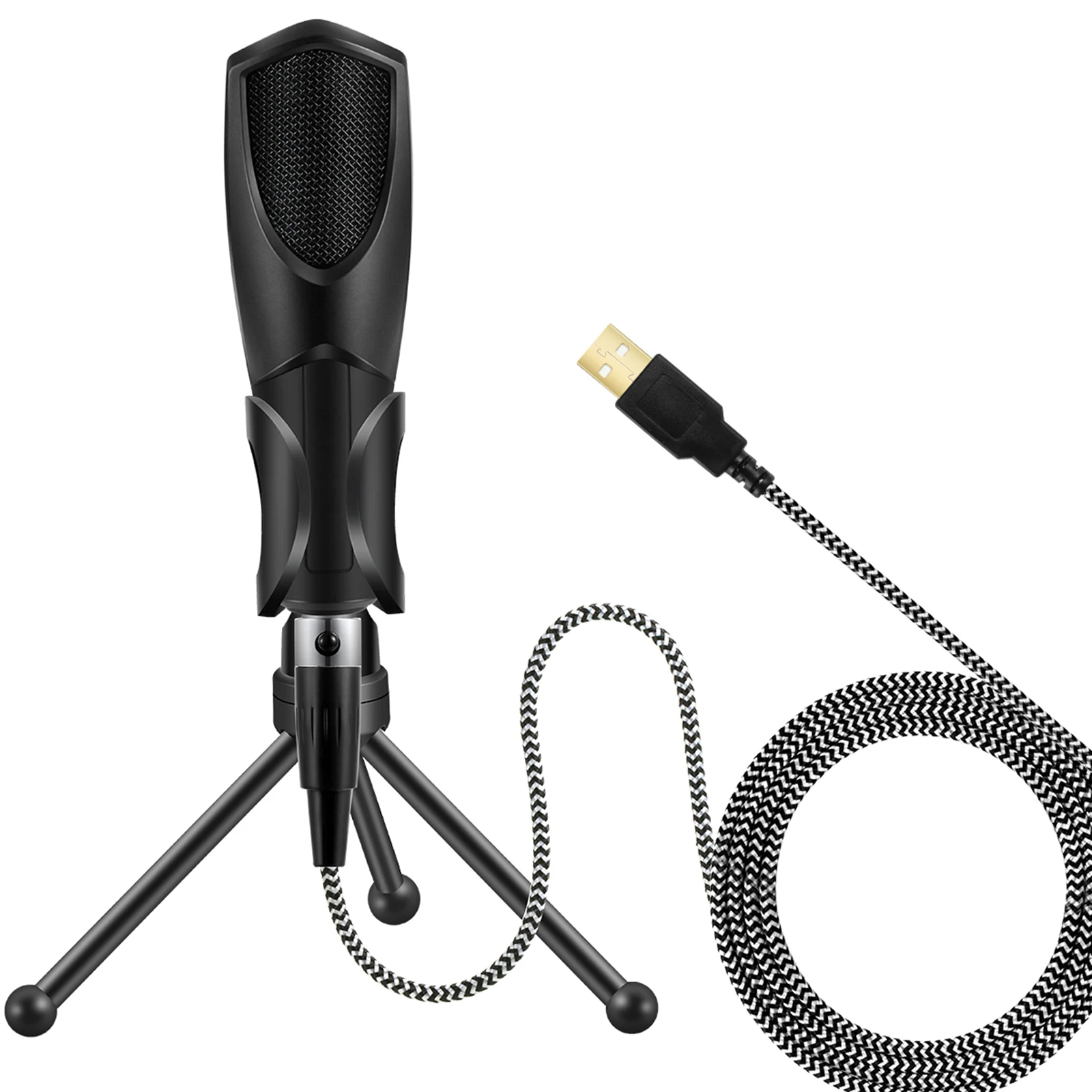 

USB конденсаторный микрофон подключи и работай микрофон со штативом