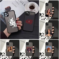 lana del rey fashion temptation phone cases matte transparent for iphone 7 8 11 12 s mini pro x xs xr max plus cover funda shell