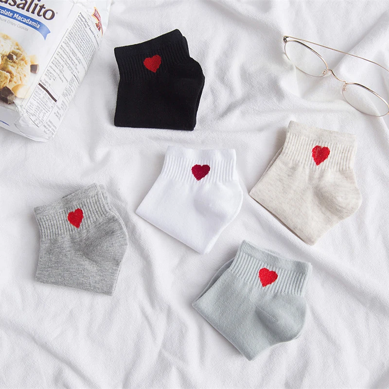 Летние женские хлопковые носки-невидимки 5 пар/лот = 10 шт. спортивные дышащие