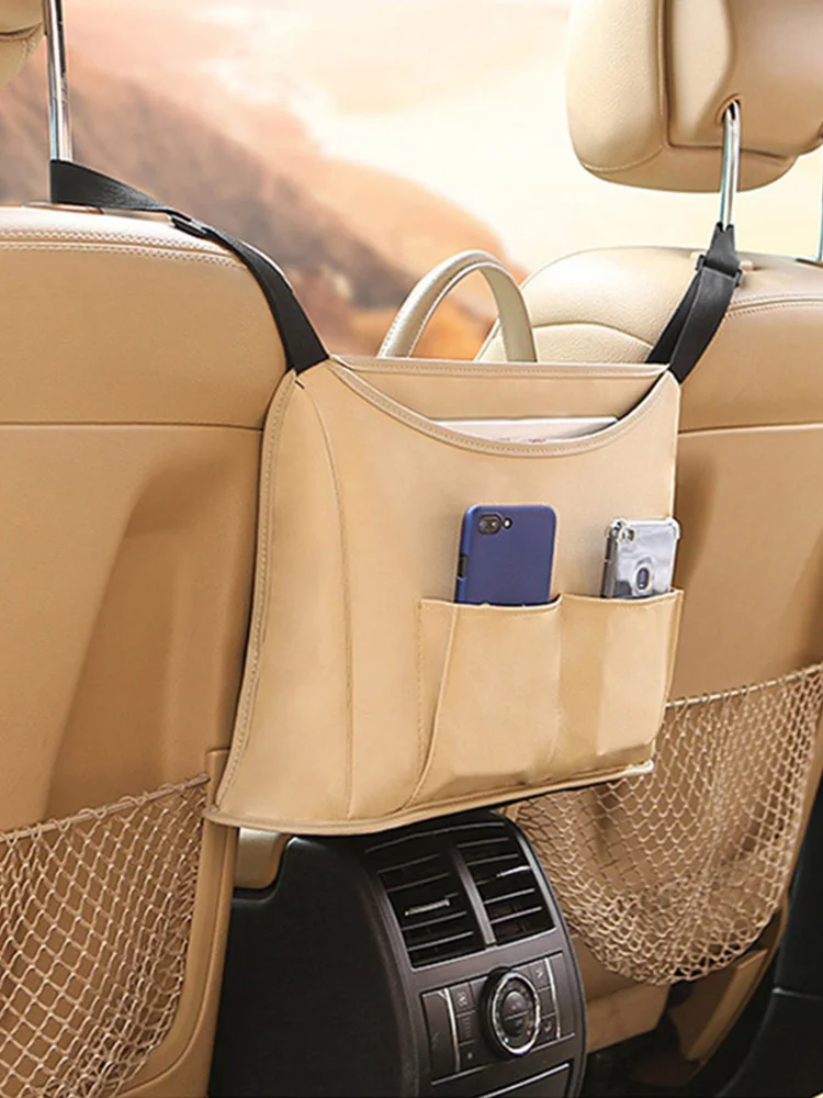 

New Car seat back storage bag hanging bag multi function car storage box in car storage bag interior articles