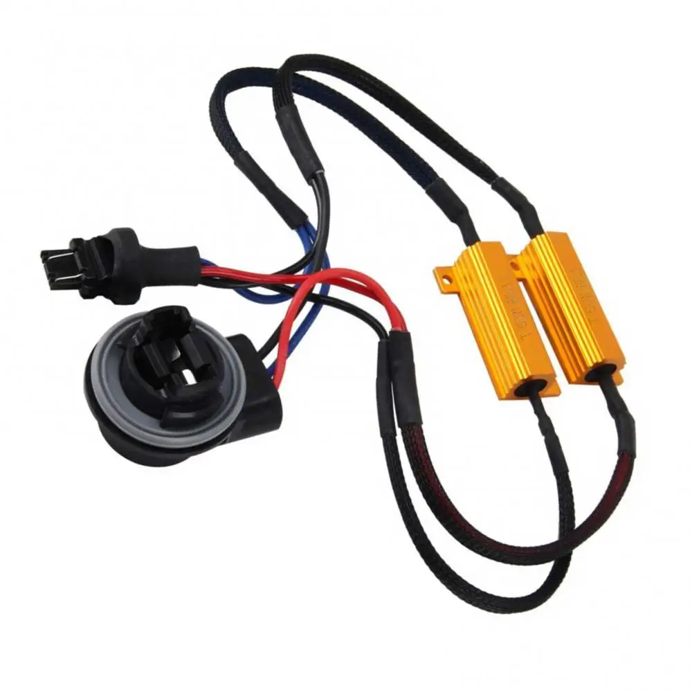 Лидер продаж 80% 2 шт. 3157 светодиодов передний поворотный сигнал нагрузка резистор