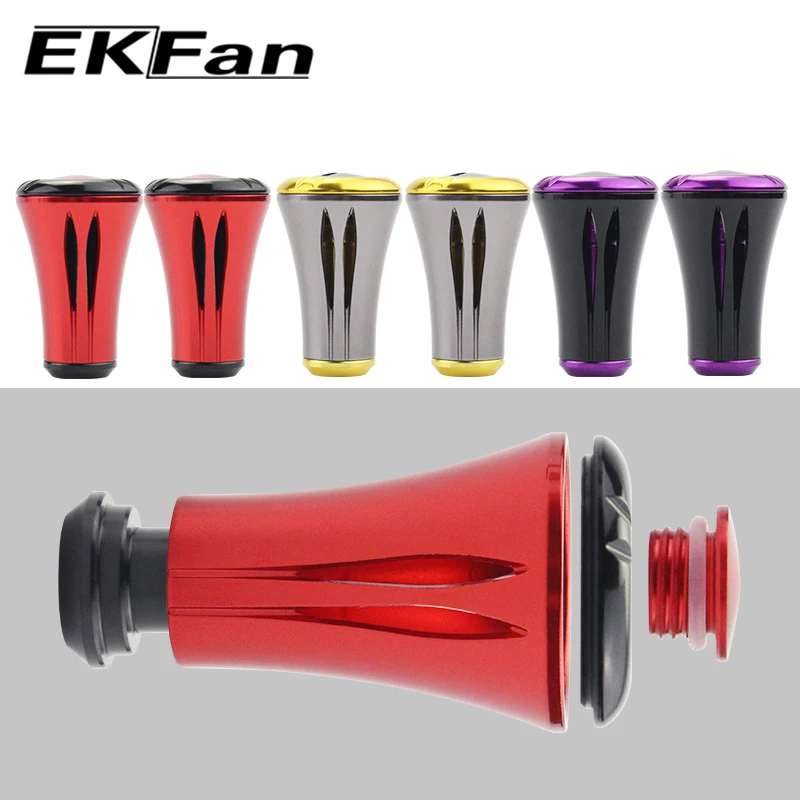 EKFan 2 Stück/Set Angelrollen-Griffknöpfe für D/S Angelgriff-Zubehör Reparaturteile – Detail 7