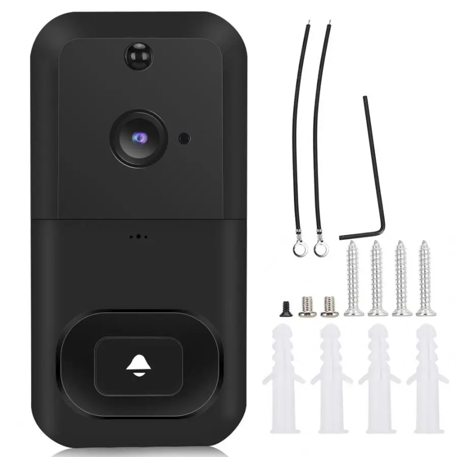 1080P беспроводной Wifi видео дверной звонок ночной водонепроницаемый домофон