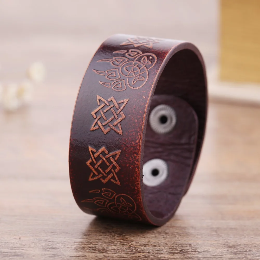 Кожаный талисман ручной работы амулет Викинга славянский символ бога Warding Veles Bear