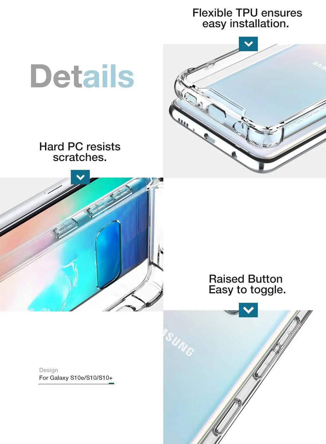 Crystal Soft Case For Samsung Galaxy S10e 5.8