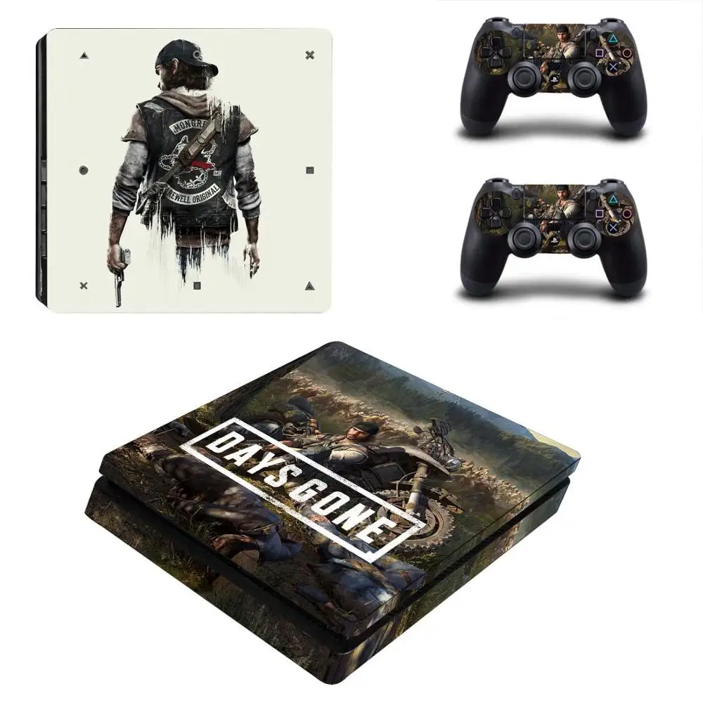 Days Gone PS4 тонкие наклейки PS 4 Play станция виниловые Pegatinas для playstation тонкая консоль и