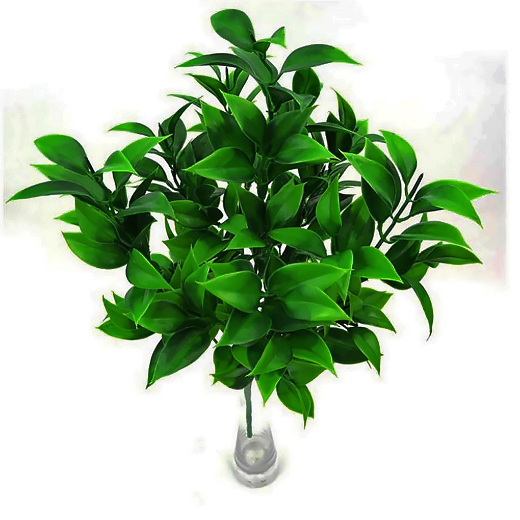 Искусственный апельсин листья поддельные растения лист пейзаж ПВХ для дома