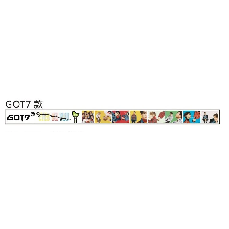 1 шт. KPOP GOT7 Jackson JB Mark декоративная васи лента бумага маскирующая лента DIY скрапбук клей дневник бумага поставки наклеек