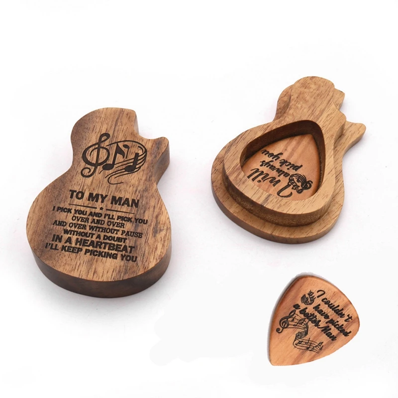 Чехол для хранения деревянных гитарных палочек басов аксессуары джазовой гитары