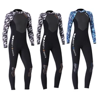 1 5mm3mm neoprene one piece wetsuit long sleeve full body warm rashguard diving swimming surfing scuba wet suits men women