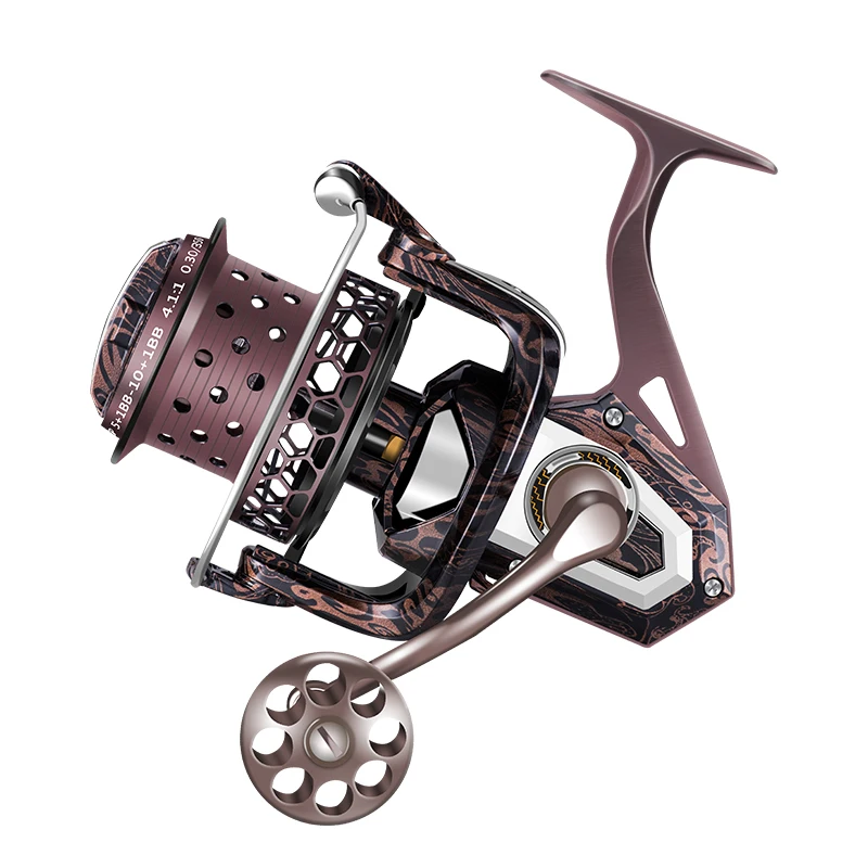 

Fishing Reel Sea water Spinning Full metal saltwater Surfcasting reel carp fishing 6+1BB spool coil Catfish fish spinning reel