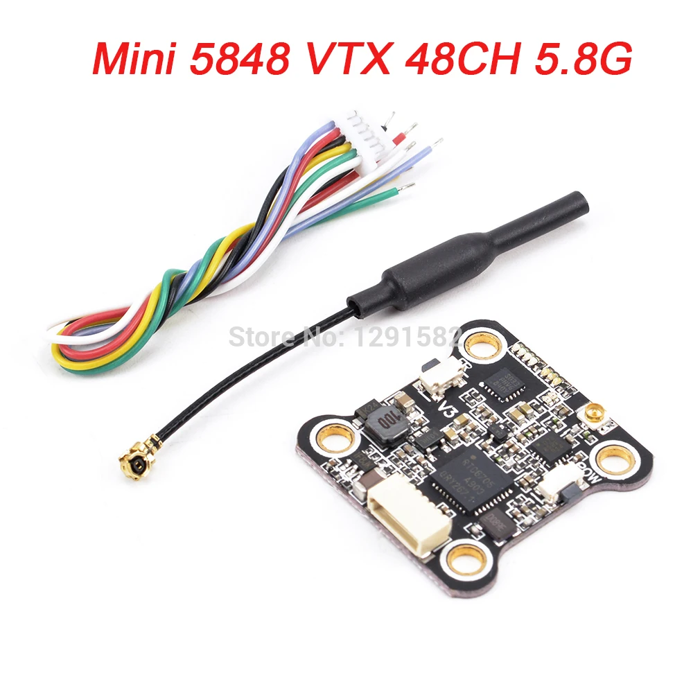 5 8G Mini 5804 5848 VTX 48CH 25mW 100mW 200mW переключаемый видео передатчик для RC FPV гоночный Дрон