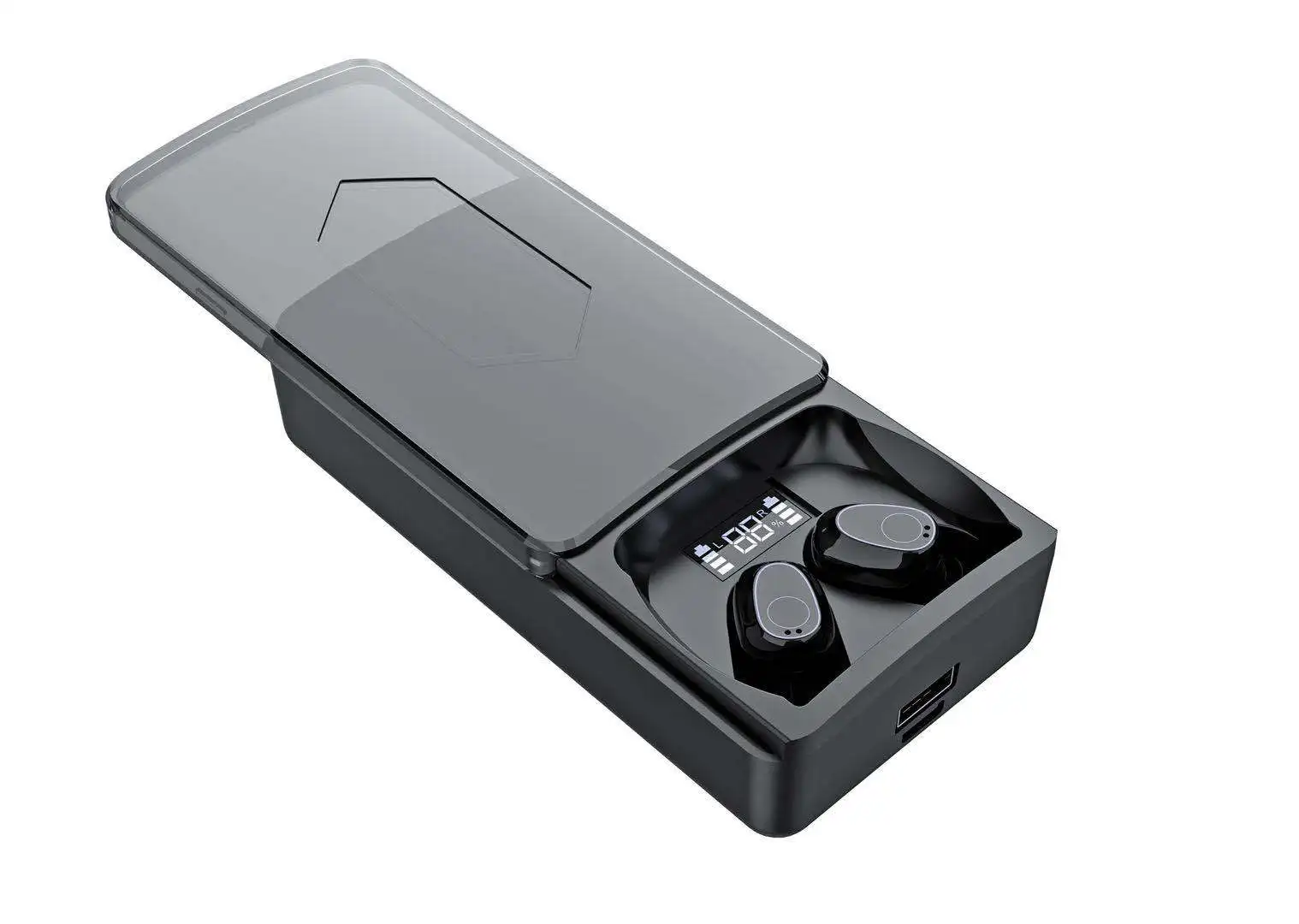 

Беспроводные Bluetooth наушники Y8 Tws с зарядным чехлом, 10000 мАч, Спортивная гарнитура IPX7, водонепроницаемые сенсорные наушники