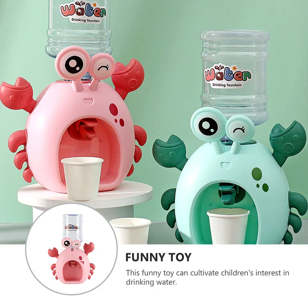 

Lovely Crab-shape Mini Water Dispenser Kids Cartoon Water Fountain