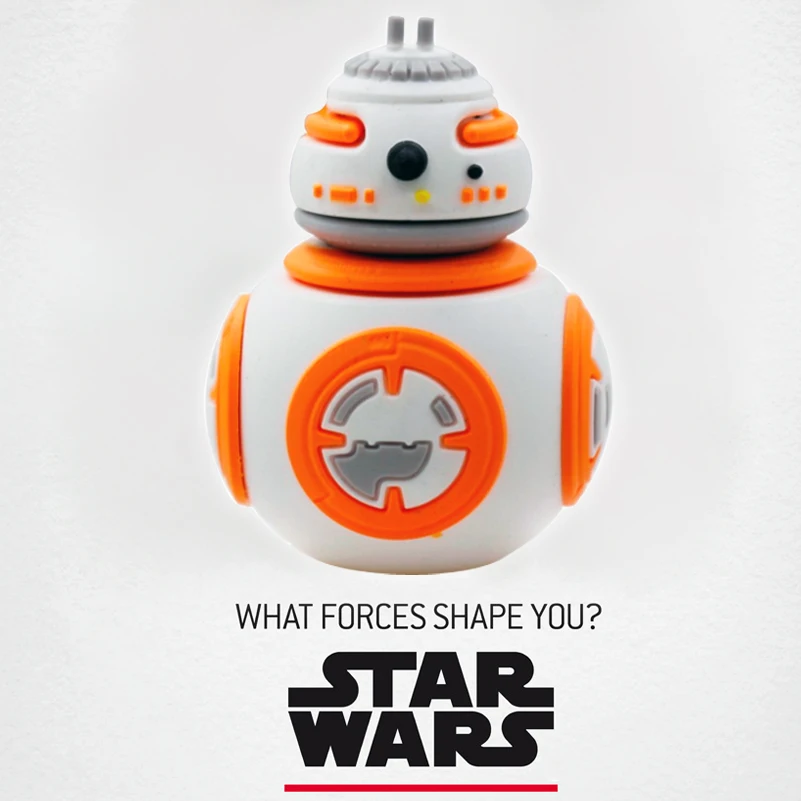 Флеш накопитель Star Wars BB8 USB флеш 2 0 мини 32 ГБ 64 128 Мб|USB флэш-накопители| |