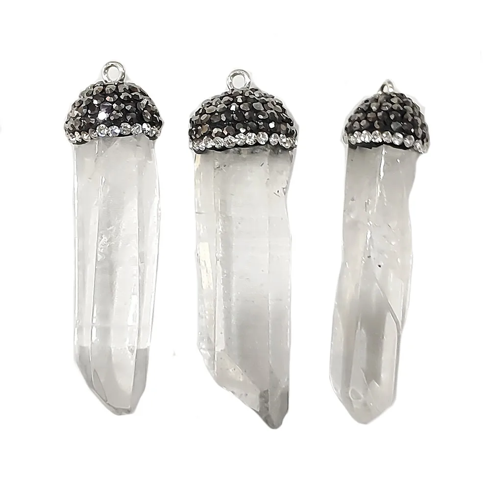 Натуральный Подвеска из камня и хрусталя тщательная работа Изысканное