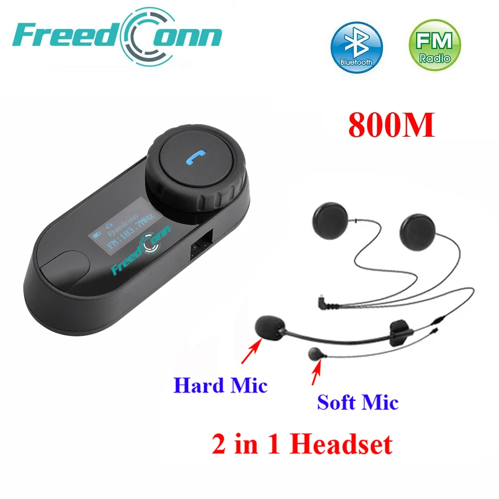 Freedconn TCOM SC Bluetooth переговорное устройство для мотоциклетной гарнитуры с ЖК экраном