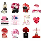 Квадратная Алмазная картина сделай сам 5D, духи, помада, цветок, Алмазная мозаика, украшение для дома, вышивка, узор, вышивка крестиком