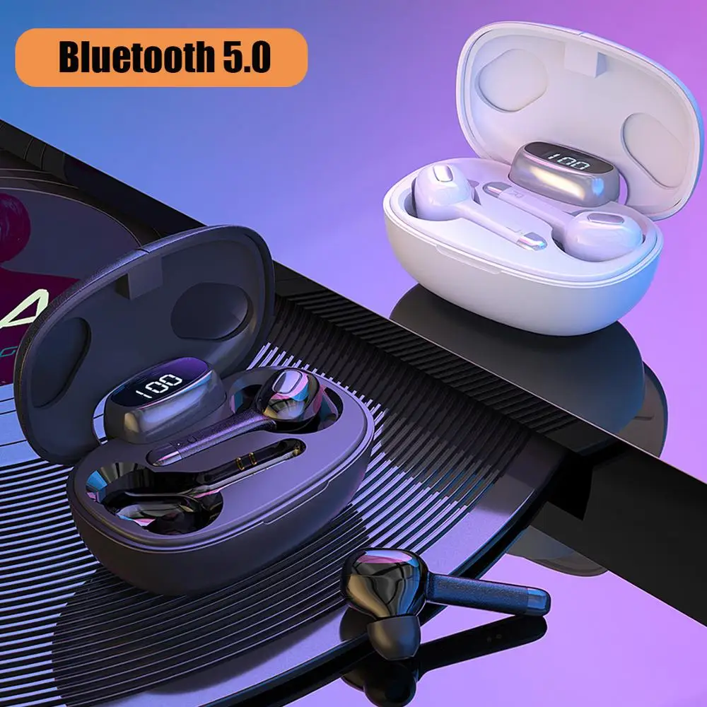 

Bluetooth 5.0 Wireless Headphone Earphones Earbuds Touch Control Mini In Ear Headphones with Mic Handsfree Headset For Xiaomi