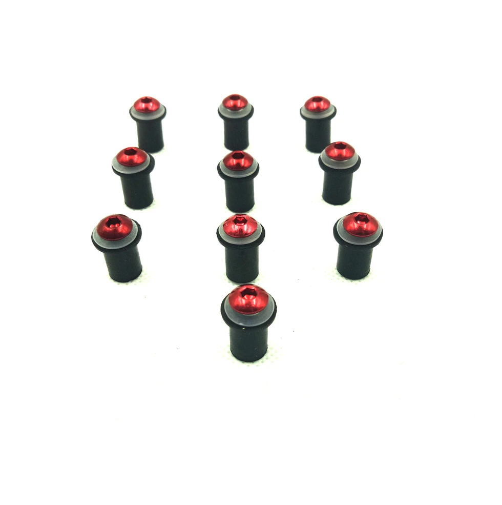 10 шт. M5 Винты для ветрового стекла мотоцикла болты Обтекатели Ducati 848 1098 1198 1199
