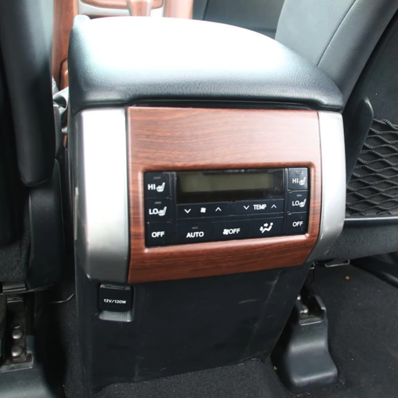 Карманго для Toyota Land Cruiser Prado 150 задняя панель A/C вентиляционное отверстие панель Крышка отделка рамка наклейка аксессуары