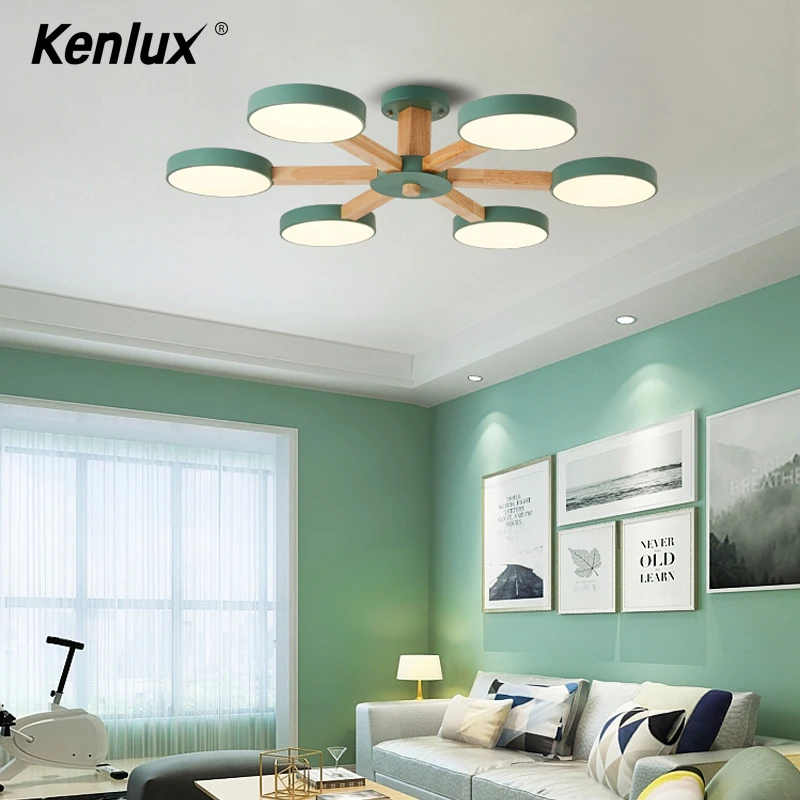 Скандинавская Простая Современная подсветильник лампа из массива дерева