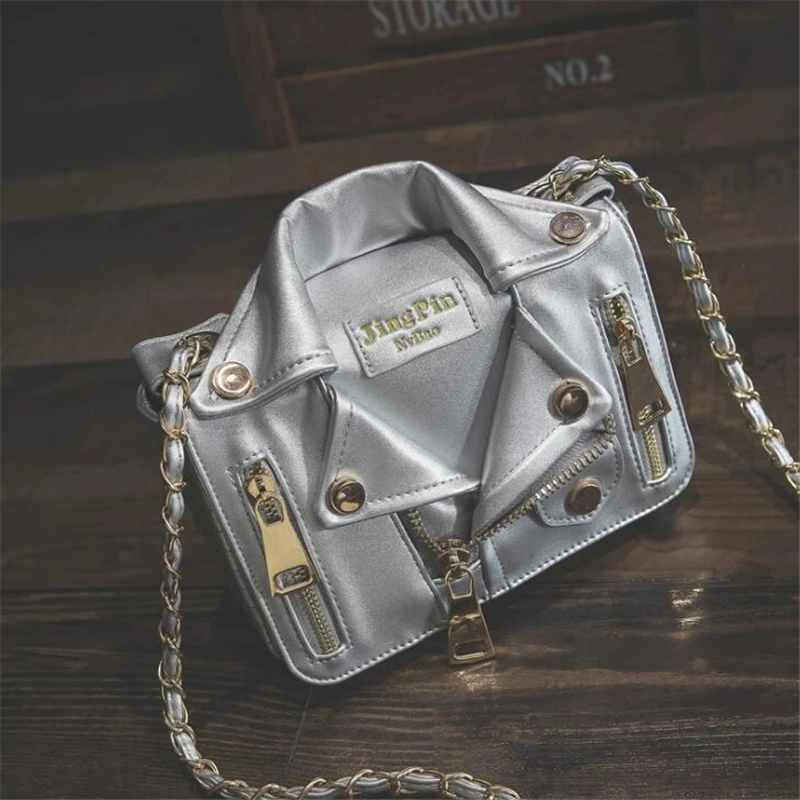 21 клубный бренд маленькие модные с цепочками на молнии одноцветные для девушек