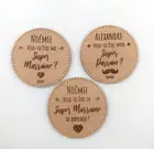 Деревянный Крестный отец на заказ, Крестный отец-спонсор, подарок крестной матери