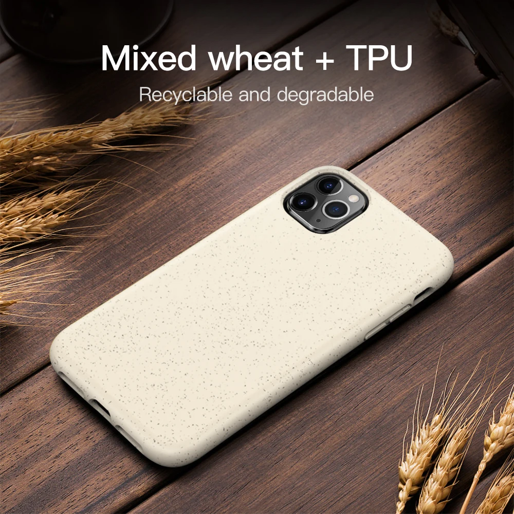 Meeker for iPhone 11 Pro MAX Case Degradable Soft Mobile Phone Fitted Cover |