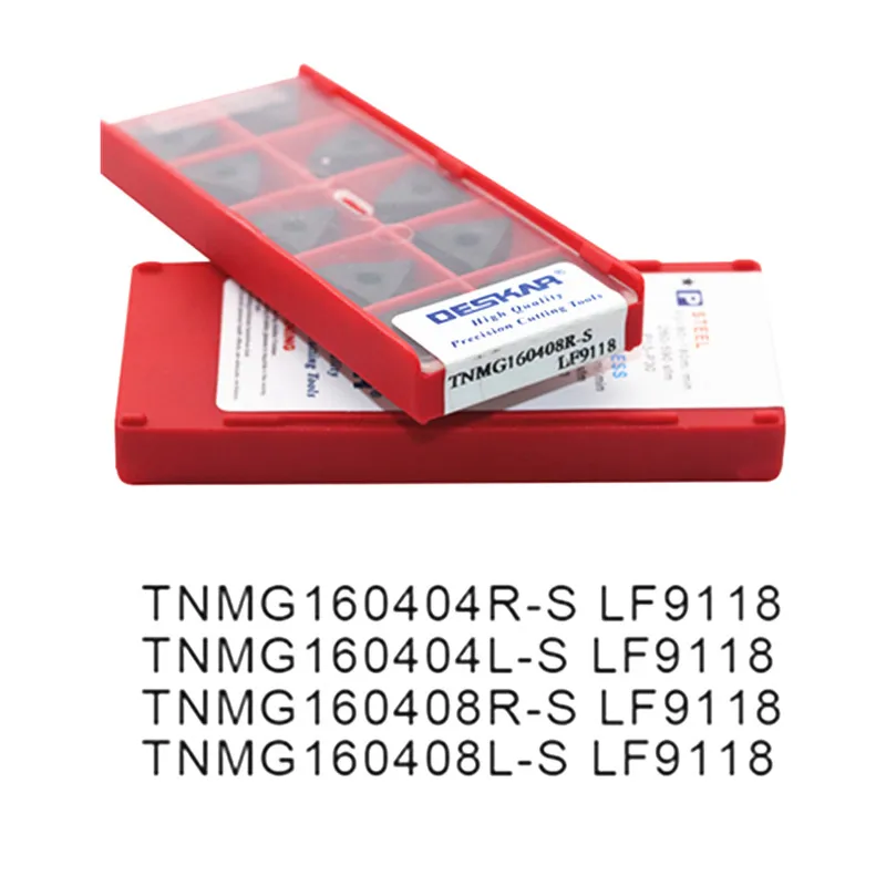 10 шт. твердосплавные вставки TNMG160404R S TNMG160404L токарные инструменты TNMG160408R TNMG160408L для