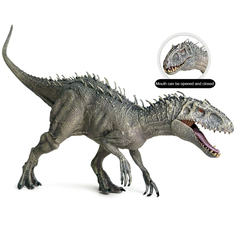 Dinossauro Jurassiced Indominus Рекс фигурки с открытым носом мир динозавров Животные модели