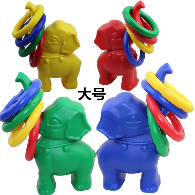 

Sensory Training Equipment Elephant Ferrule Kindergarten Parents-Child Campaign Sports Training Throw the Circle Toys