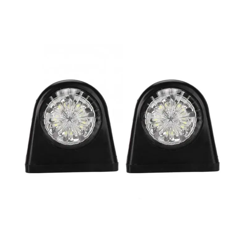 Super Bright Side Lights - 2 x 12V LED Marker Light Car Truck Trailer Red and white sidebar | Автомобили и мотоциклы