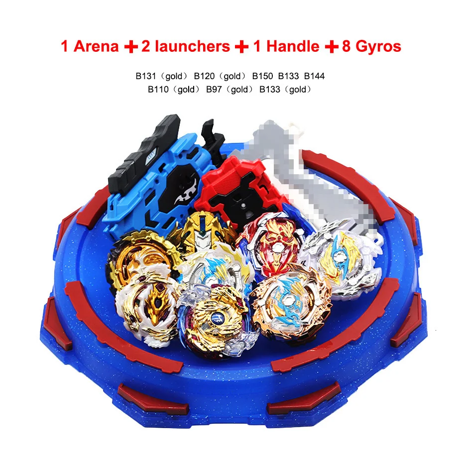 Takara Tomy Bey Bay Burst игрушки с пусковым устройством стартер Арена игрушка Металл Fusion Бог спиннинг Топ стадион лезвия игрушки новые