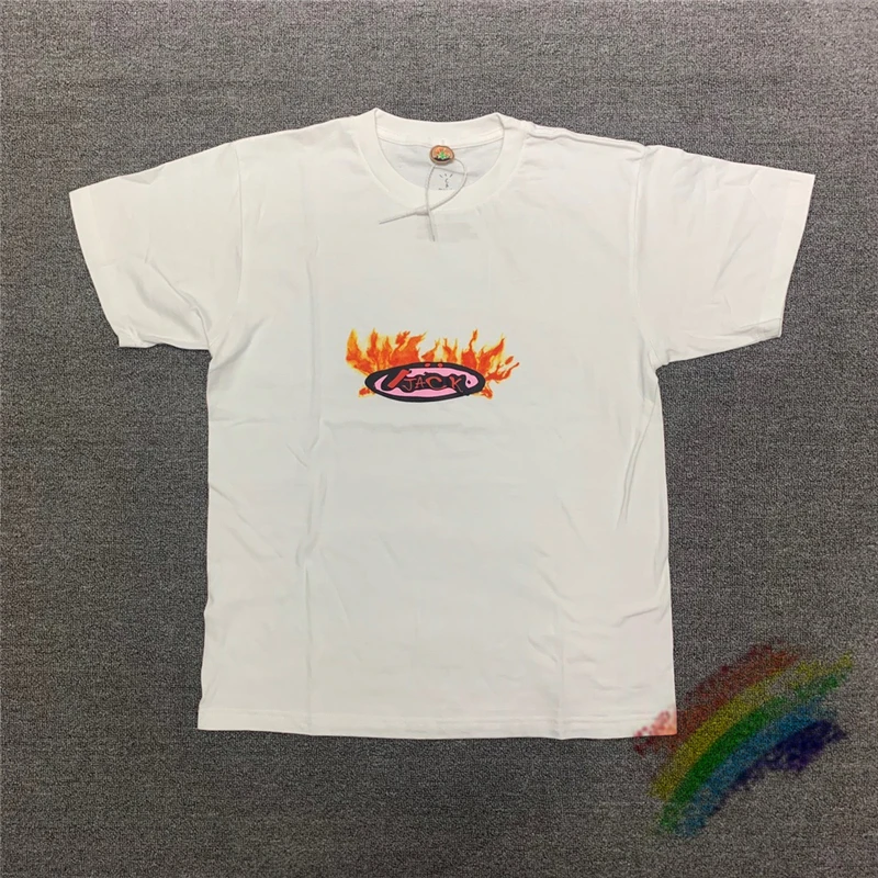 2021ss Travis Scott Cactus Jack T-Shirt Men Women High Quality T Shirt Flame Logo Printing Jackboys Top Tees